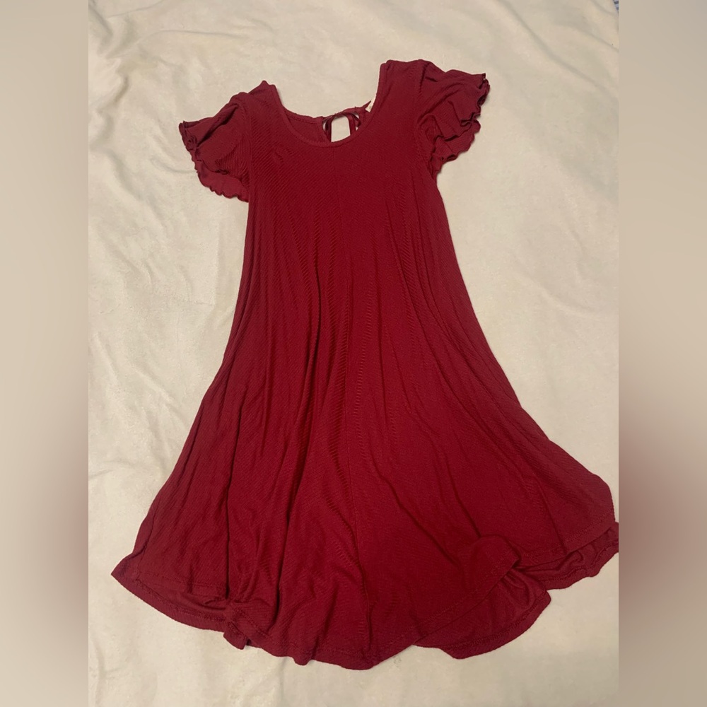 Tucker + Tate Vibrant Red Casual Kids Dress